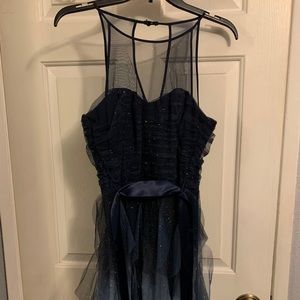 Teeze Me blue ombre short dress